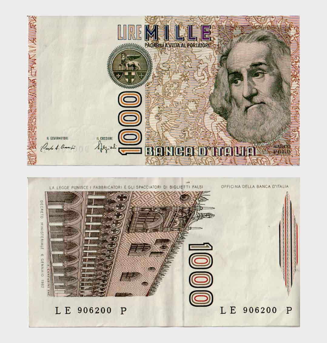 #ED5300 - Italy 1982 - 1000 Lire - Image 1