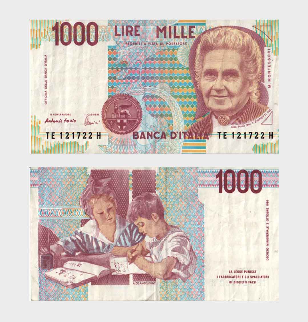 #ED5304 - Italy 1990 - 1000 Lire - Image 1