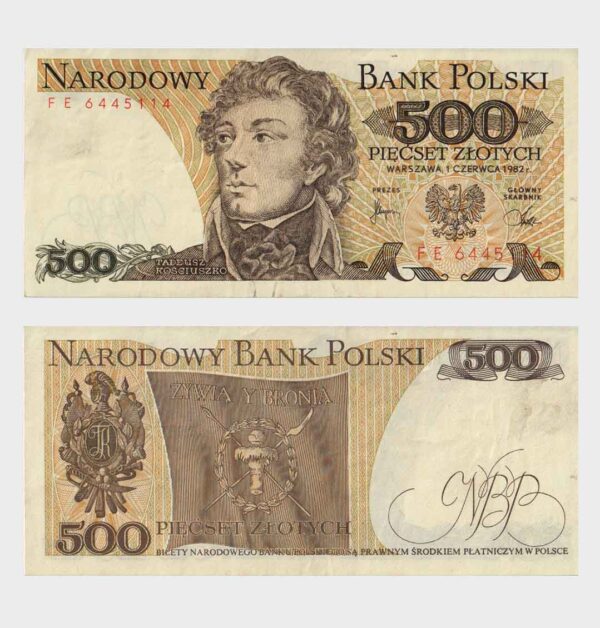 1982 - 500 Zlotych