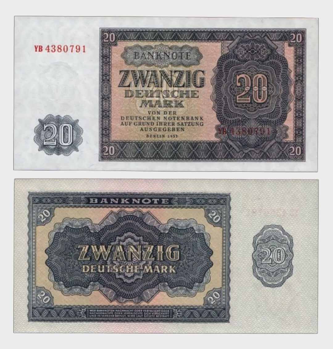 #CO7958 - Germany 1955 - 20 Mark - Image 1