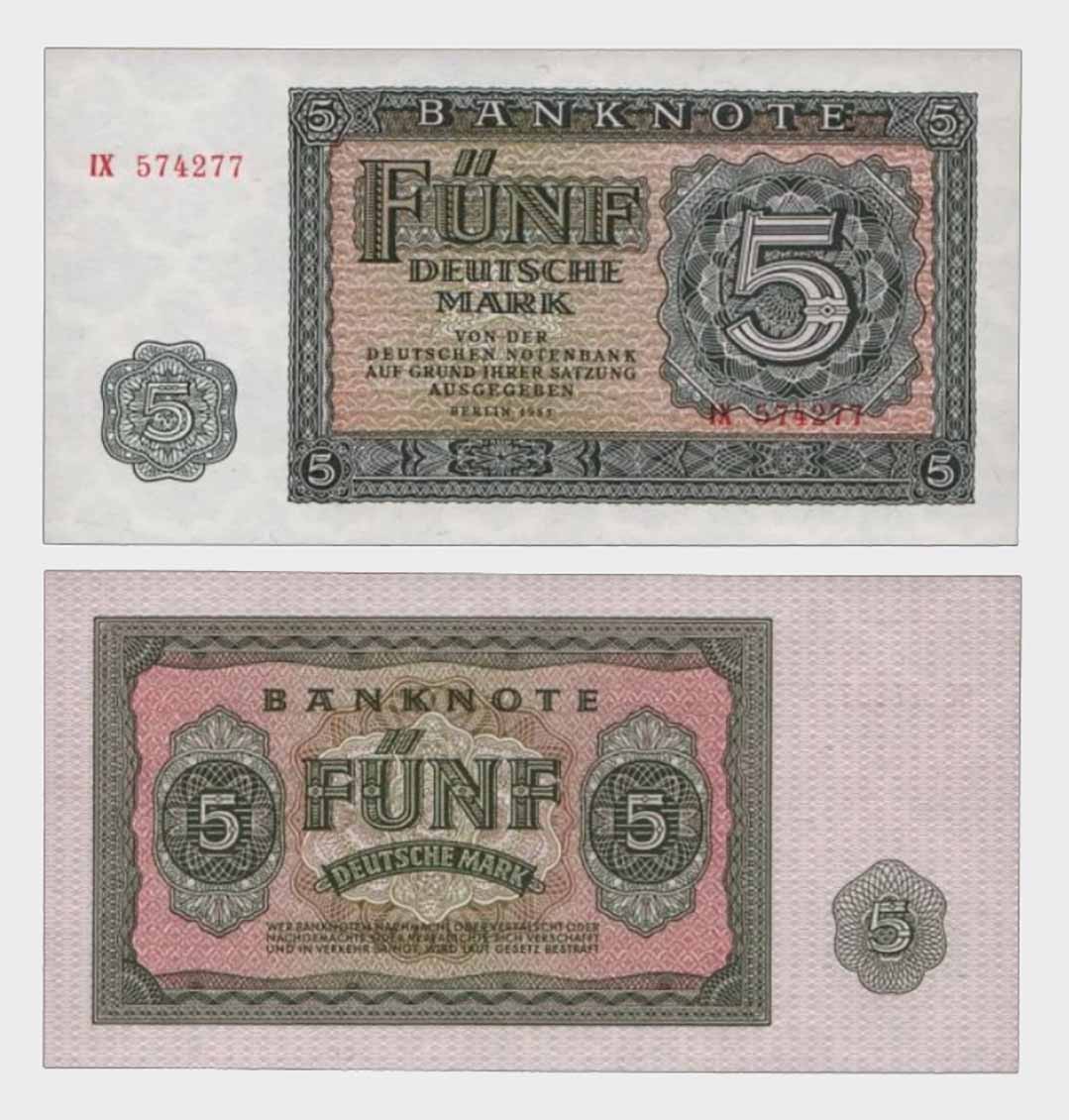 #CO7960 - Germany 1955 - 5 Mark - Image 1