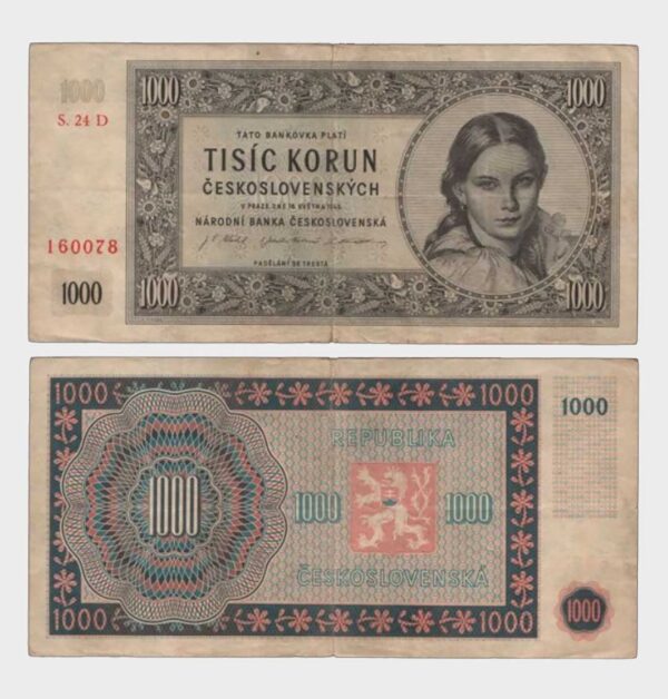 1945 - 1000 Korun